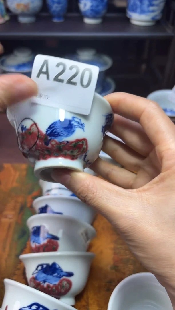 景德镇纯手工手绘瓷器（无礼盒）暇