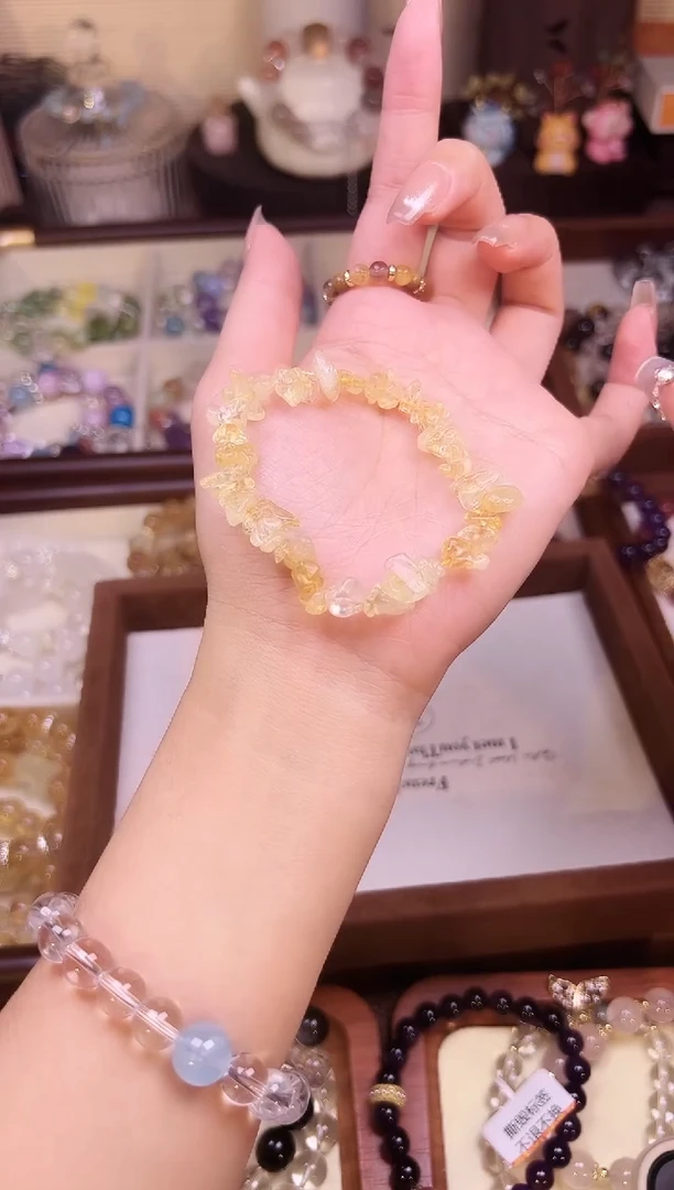 未镶嵌手串水晶原石