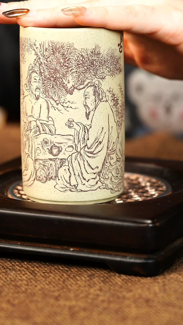 茶杯紫砂宜兴原矿紫砂