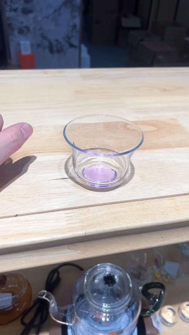 清杯 浅紫色