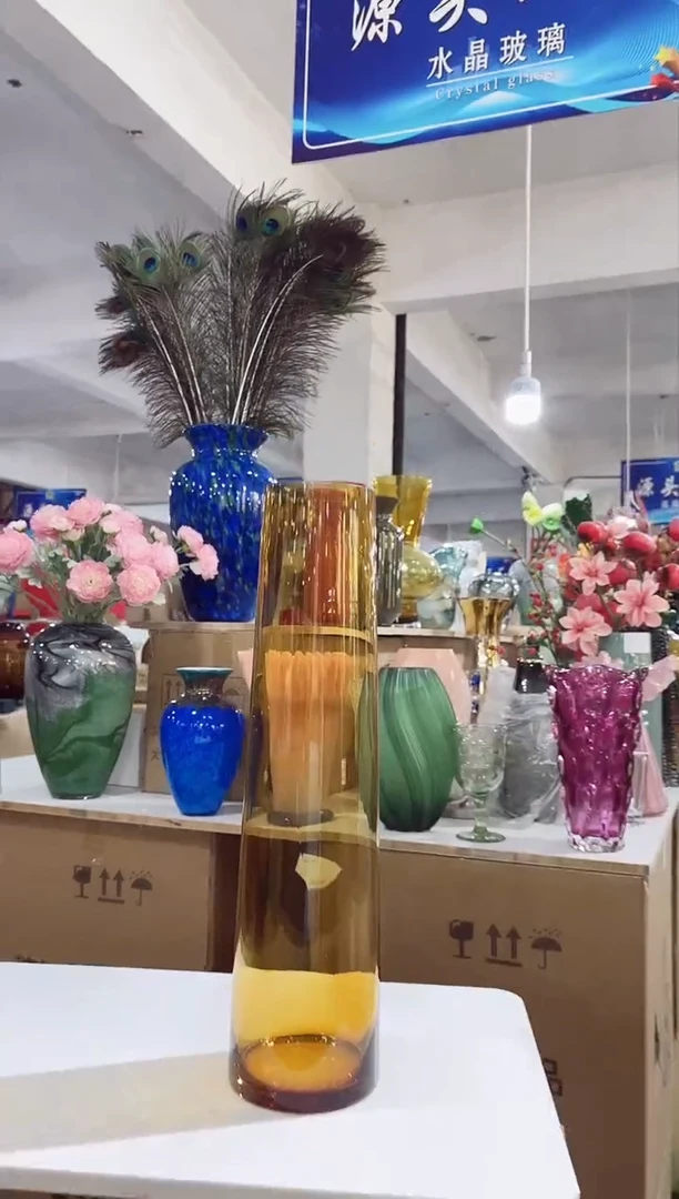 【闪购商品】玻璃唐总花瓶厂微瑕-HBJPQ