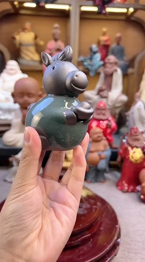 紫砂茶宠器闵茶宠摆件