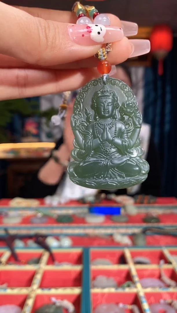 【闪购商品】和田玉颈饰未镶嵌度母