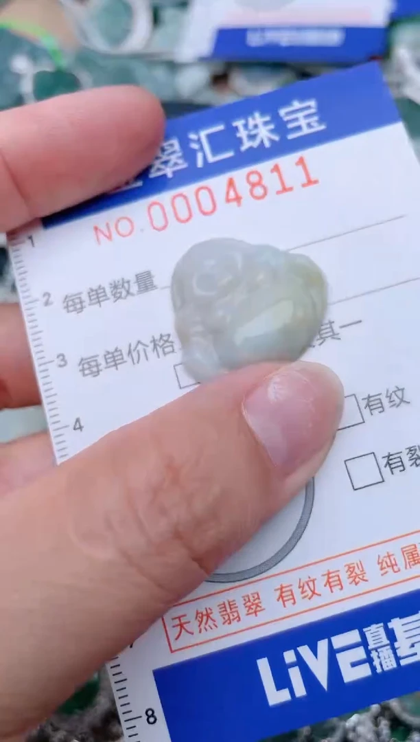 翡翠未镶嵌颈饰4811.........1