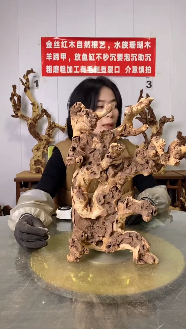 【闪购商品】木金丝红木 羊蹄甲