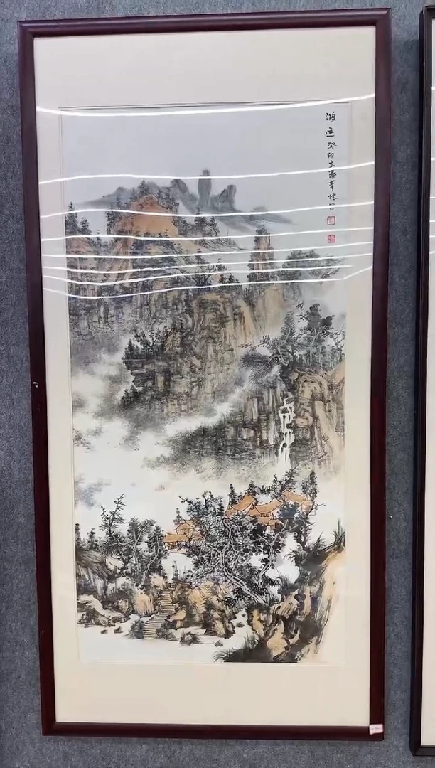 绘画DC申青林-四尺竖副-山水国画