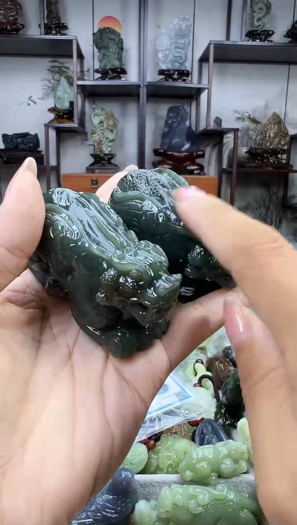 和田玉未镶嵌把件多样性发货 拍一发一