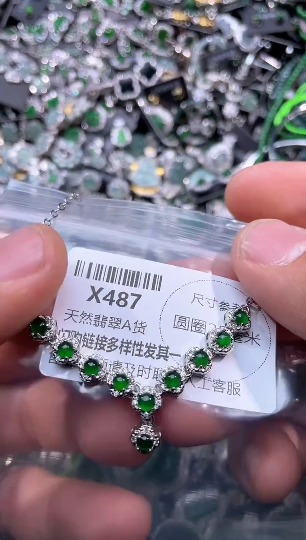 【闪购商品】翡翠颈饰未镶嵌X487项链