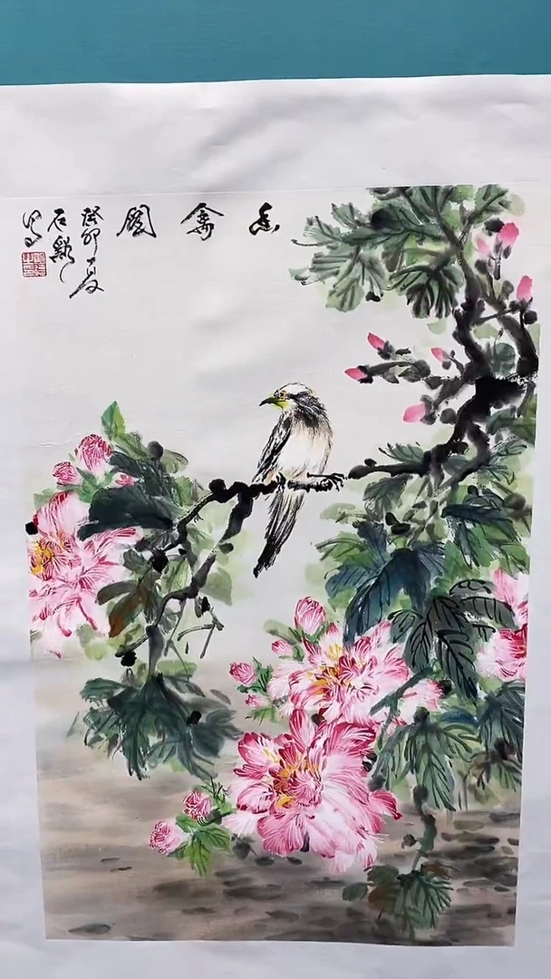 国画画都展厅明德老师国画作品2