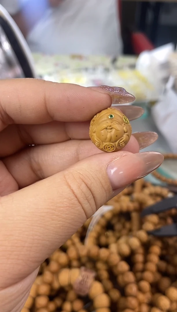 手串猴头核桃财神