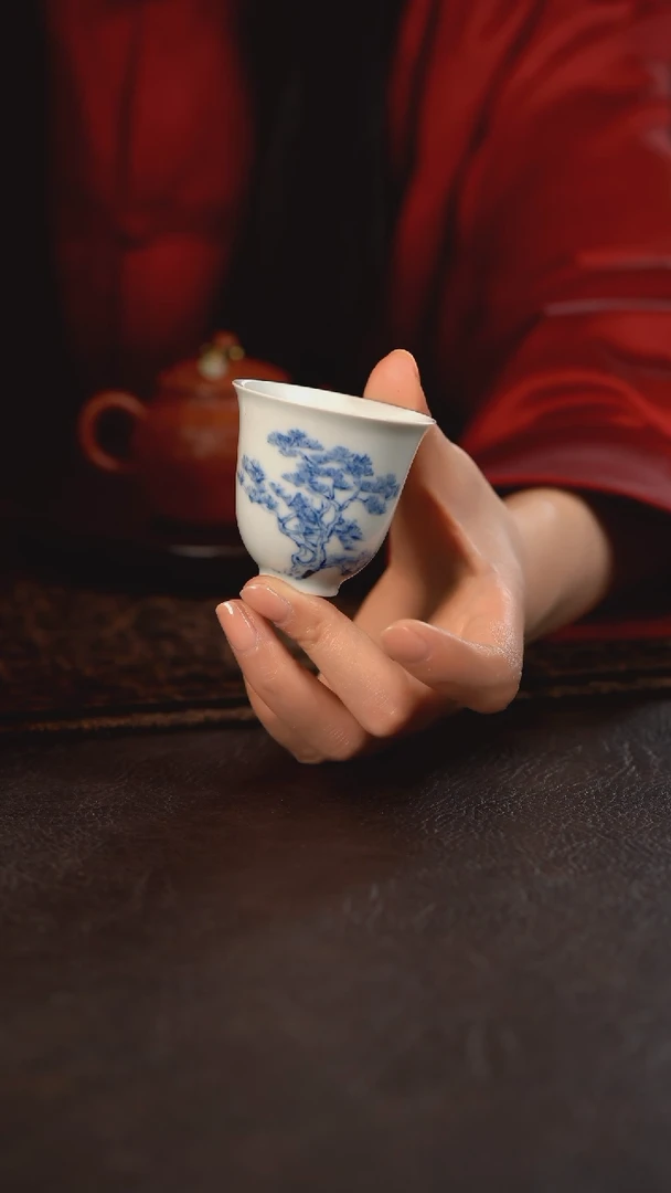 【闪购商品】杯HLX陶瓷松树闻香杯 随机