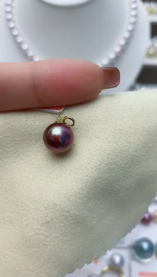 【闪购商品】淡水珍珠颈饰18K金镶嵌W25