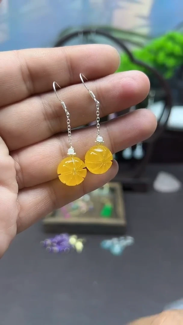 未镶嵌耳饰玛瑙/玉髓063