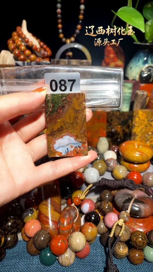 未镶嵌-硅化玉天然北票硅化玉吊坠