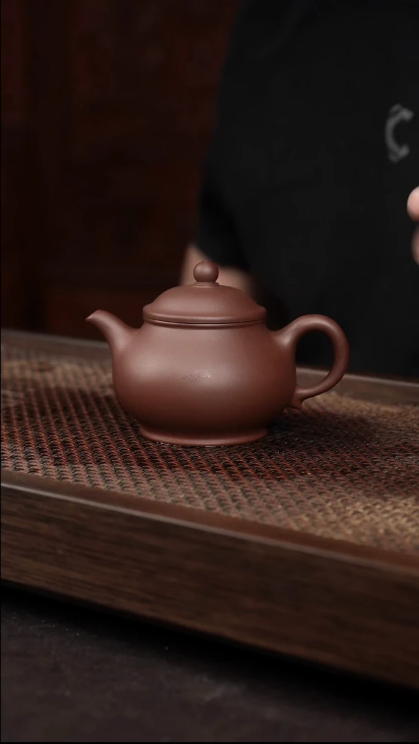 茶杯紫砂底槽清潘壶