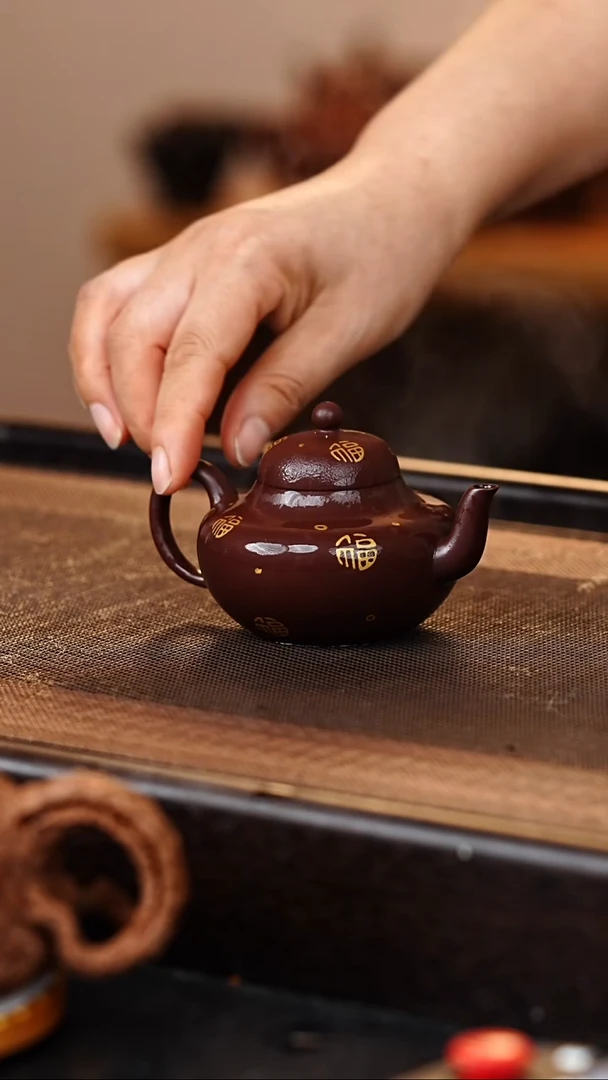 茶杯紫砂1原矿紫砂壶