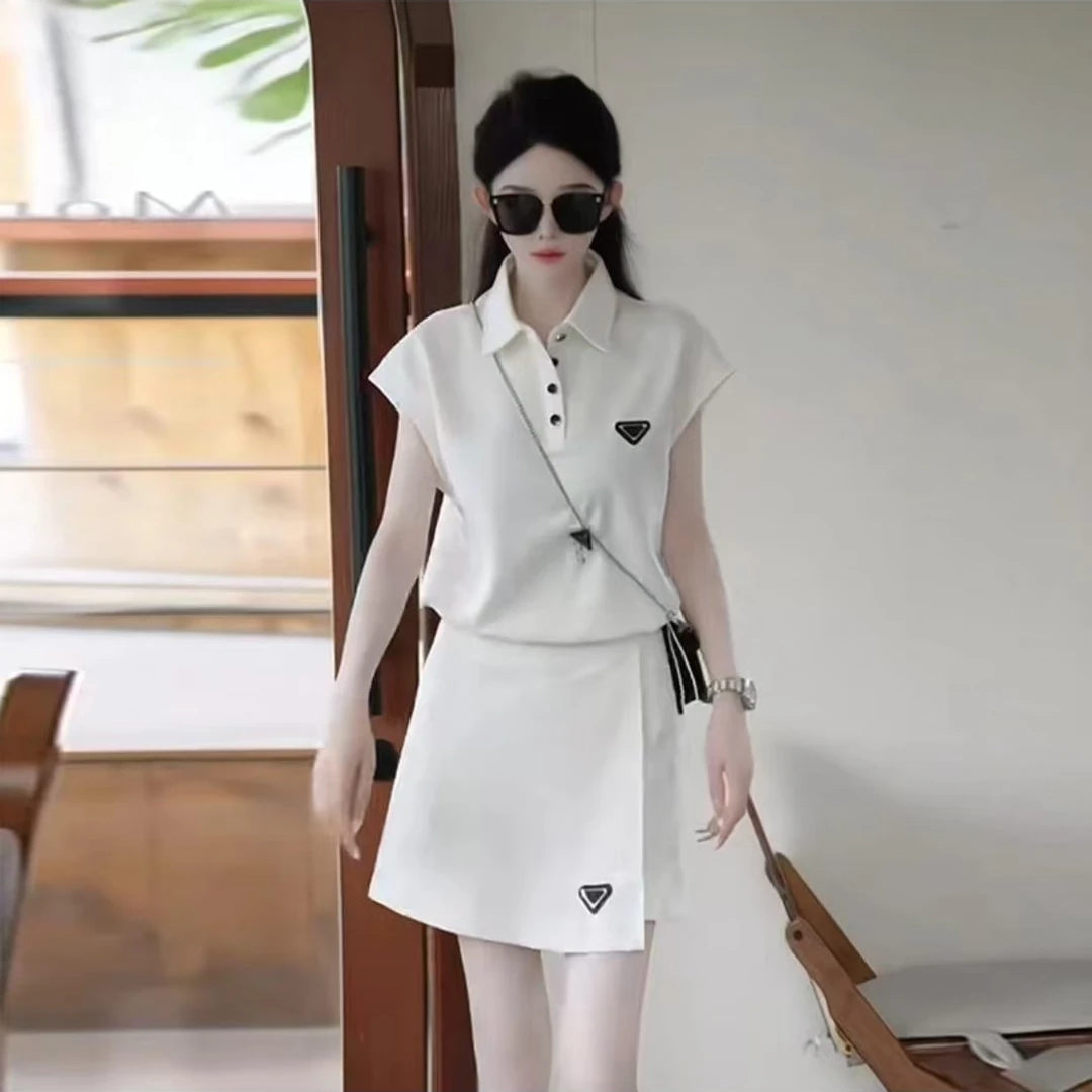 A122【上衣50+短裤40】休闲时尚套装新款落肩宽松显瘦洋气两件套