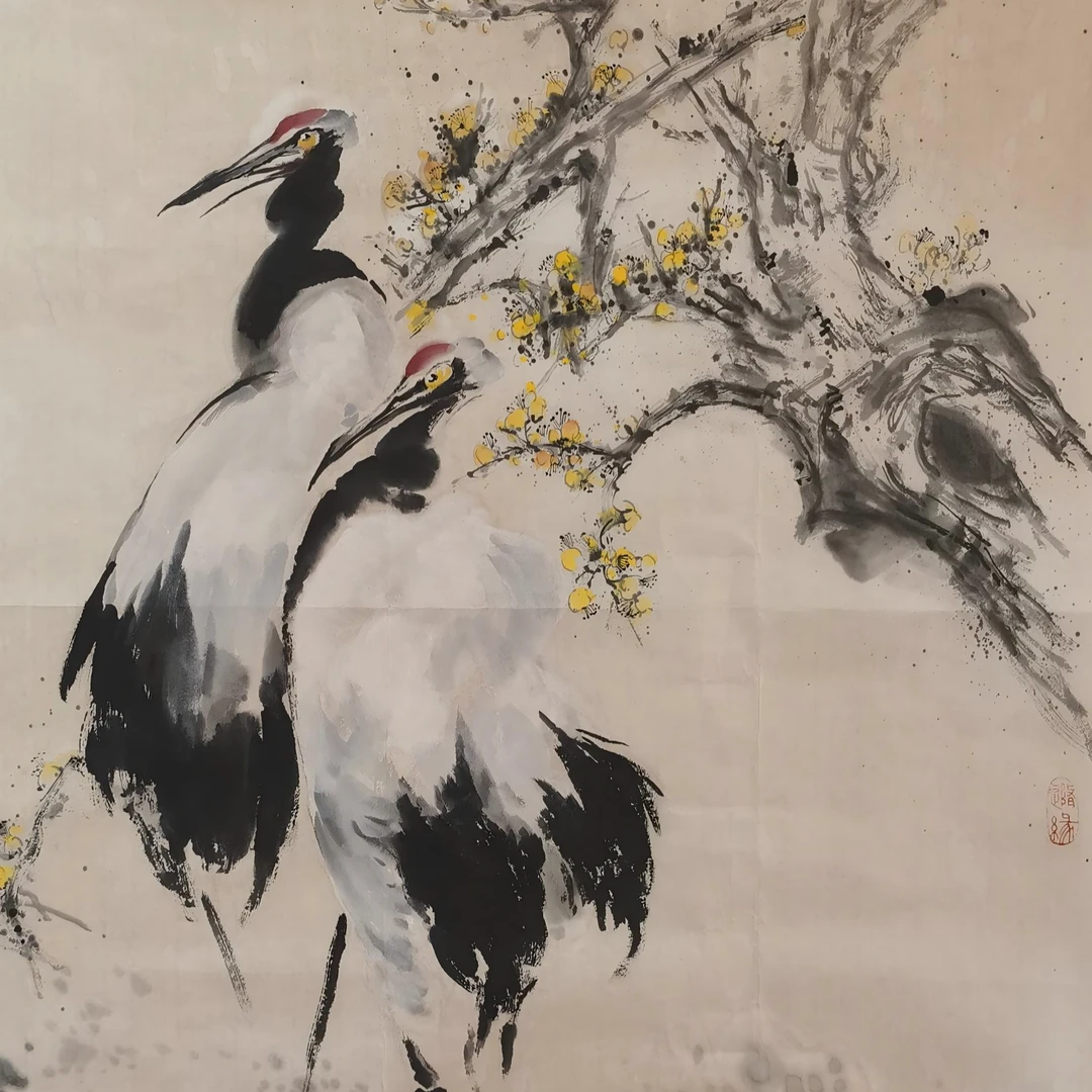 【辽拍】V250420-1-22《鹤》（5平尺)  ws2