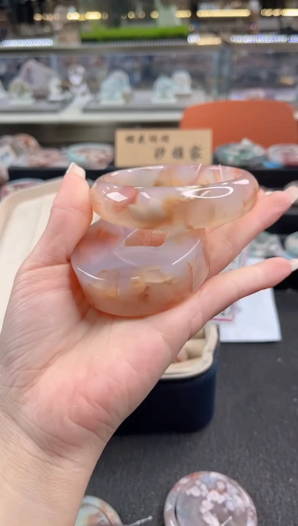 未镶嵌手镯石英质玉63圈口（赠品镯心）s921165