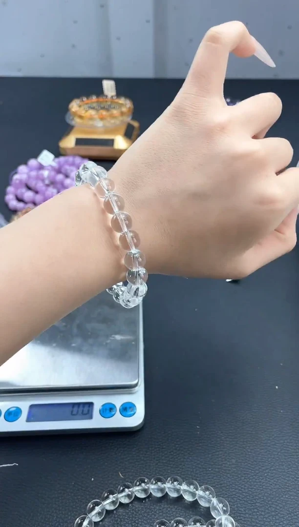 水晶手链未镶嵌白水晶