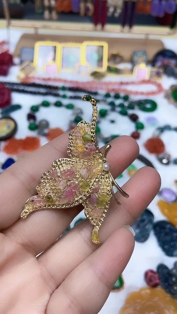 【闪购商品】西瓜碧玺发饰未镶嵌A03