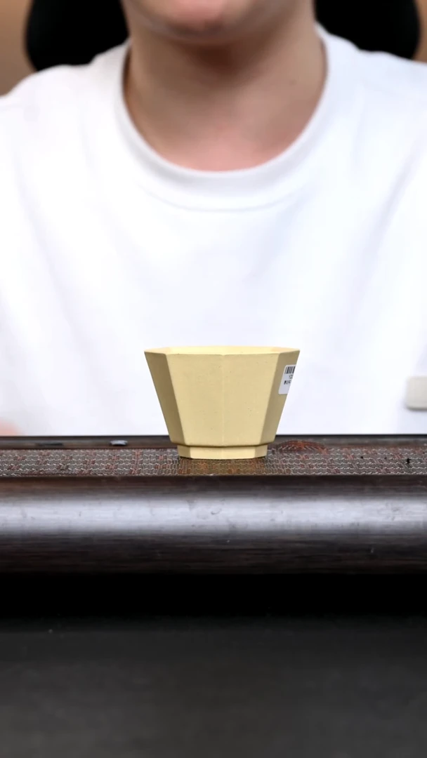 茶杯紫砂YZGT17393 静财杯 本山绿