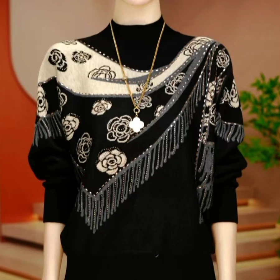 手工布料阳离子定位花  蔷薇垂影  自发热做打底衫连衣裙面料