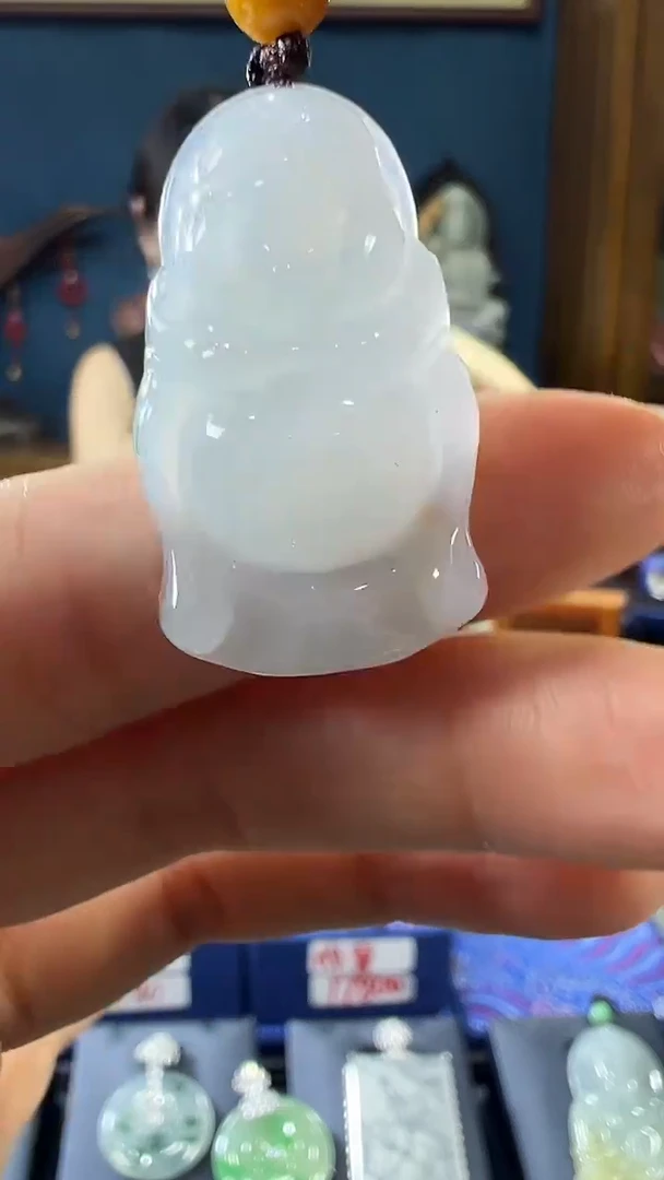 翡翠未镶嵌吊坠(不含链)佛公