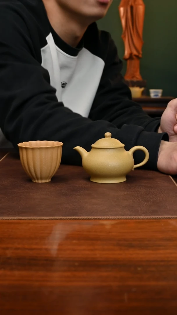 【闪购商品】紫砂茶壶黄金段潘壶130cc