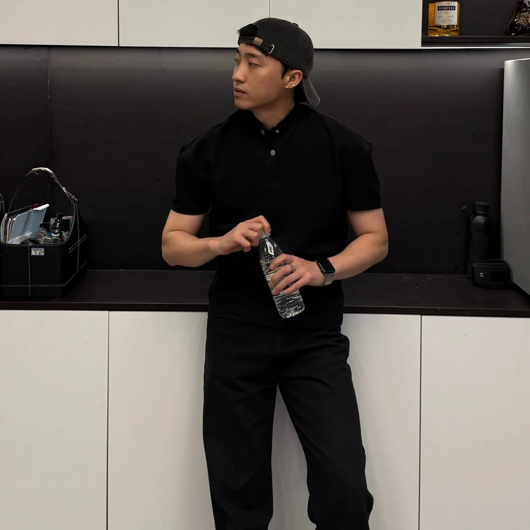 GoldBoy美式亨利polo短袖  春夏收袖口弹力休闲运动健身男士T