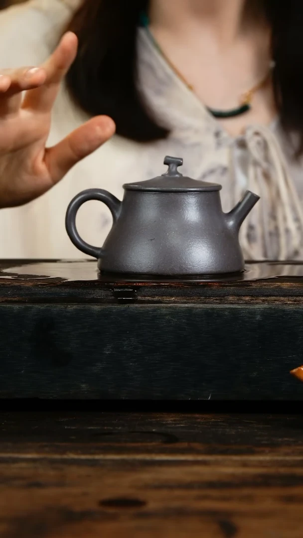 茶壶紫砂柱础125CC青灰段