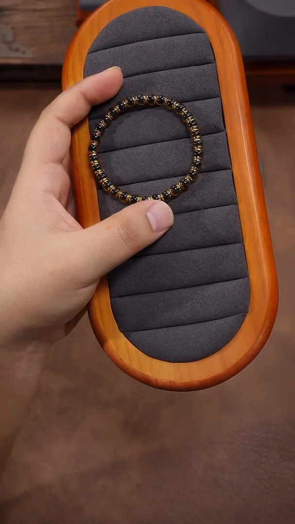 裸石蓝珀未镶嵌蓝珀手串