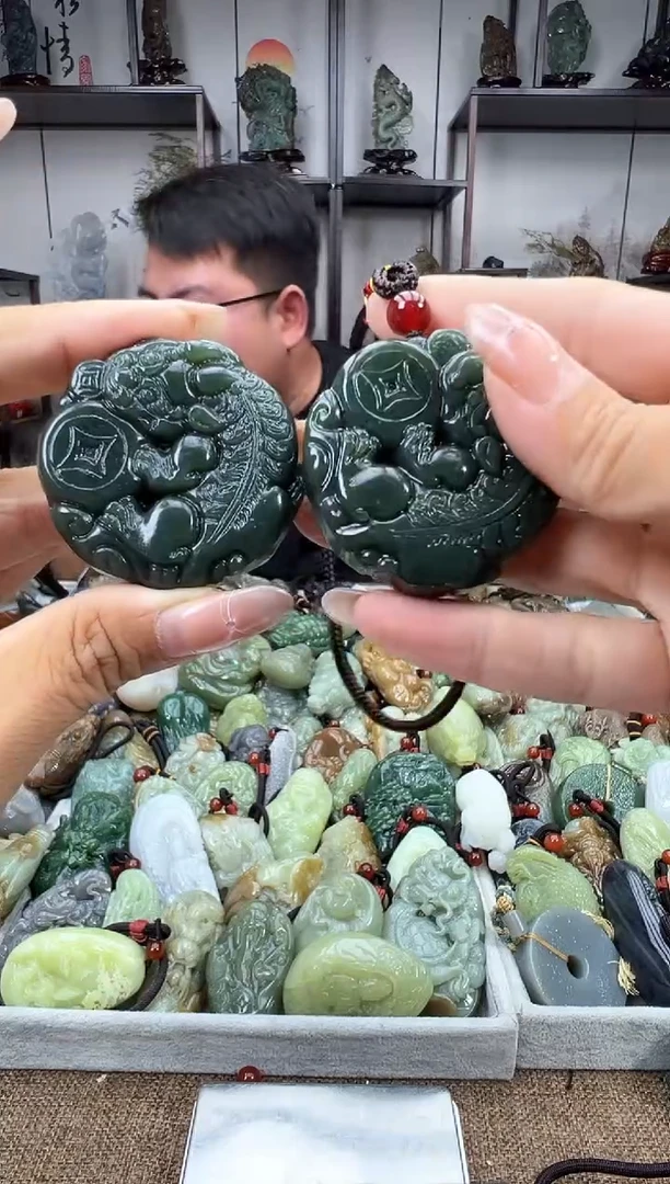 和田玉未镶嵌把件多样性发货 拍一发一