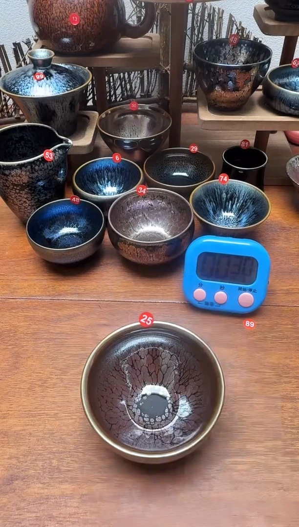 茶盏曾***过25号建盏工匠茶器