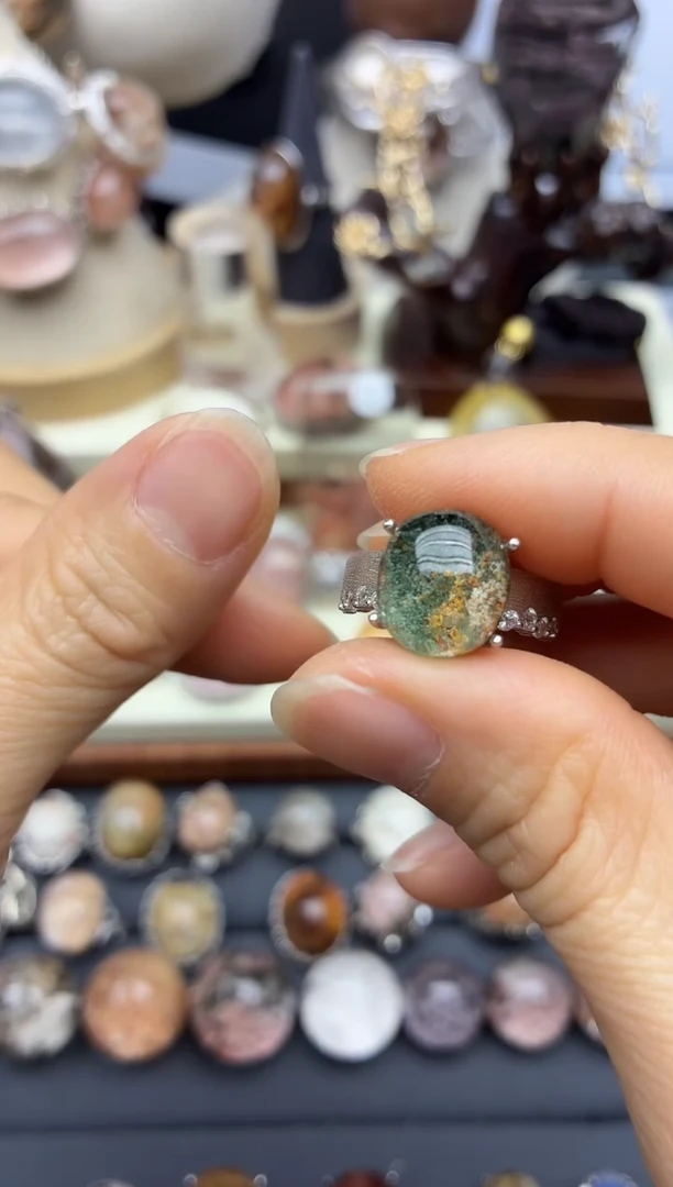 银S925镶嵌珠宝半成品水晶都***嘟水晶水晶