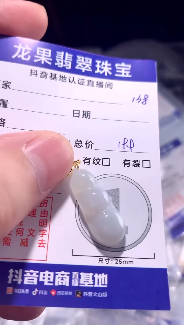 颈饰未镶嵌翡翠豆子138