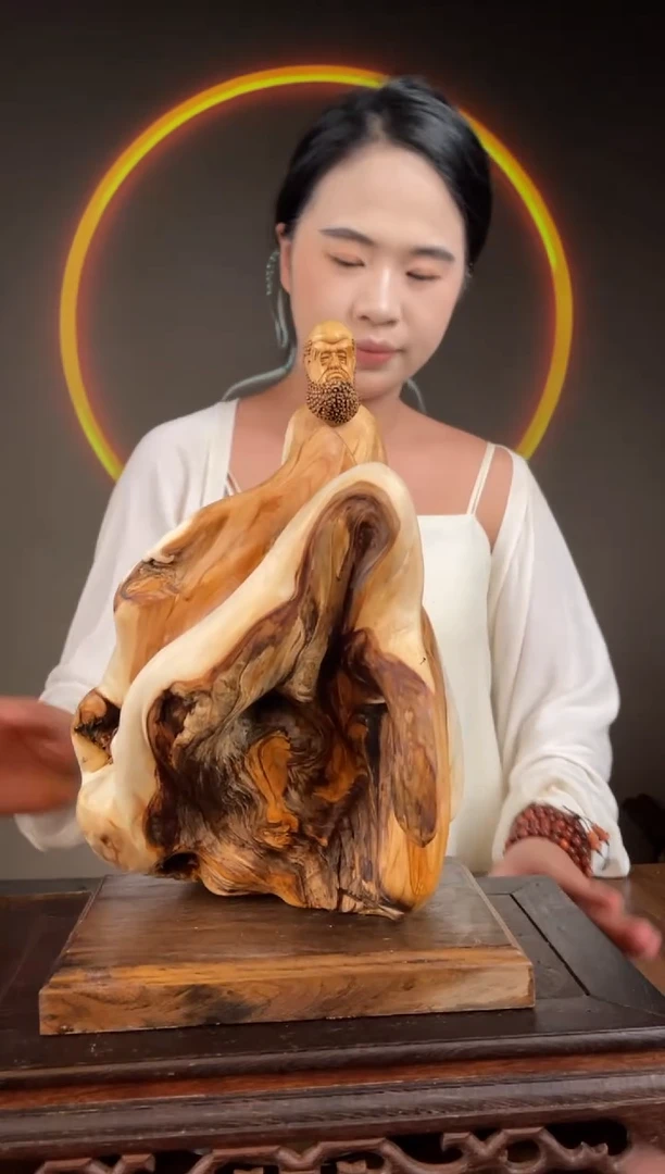 柏木（崖柏）手工摆件,先抢先得! 编号:273