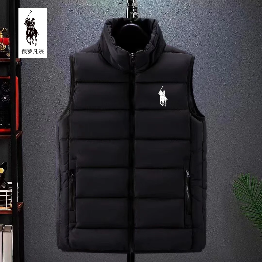 华10男士棉马甲秋冬季马甲潮流百搭休闲马甲保暖棉服加厚时尚外穿