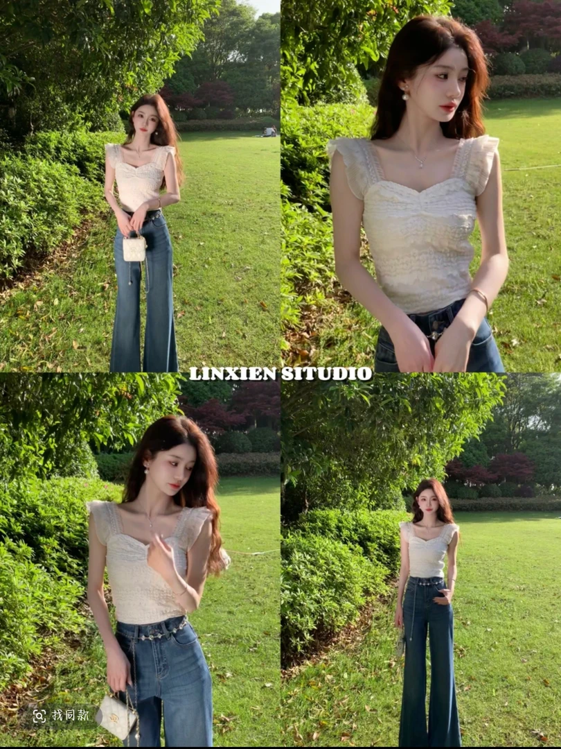 西恩女装铭顺●【芭蕾茶歇】时尚百搭显瘦夏季小众上衣预JJC5SY2028