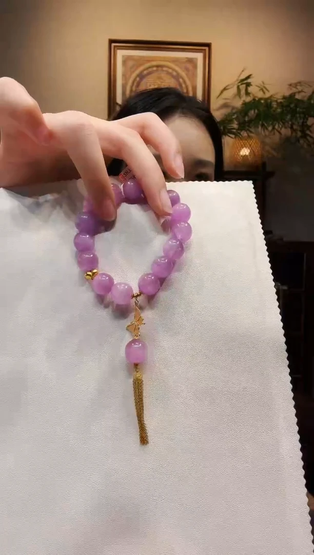 未镶嵌锂辉石手链手链