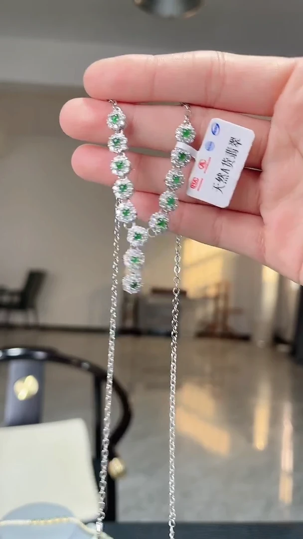 颈饰未镶嵌翡翠项链