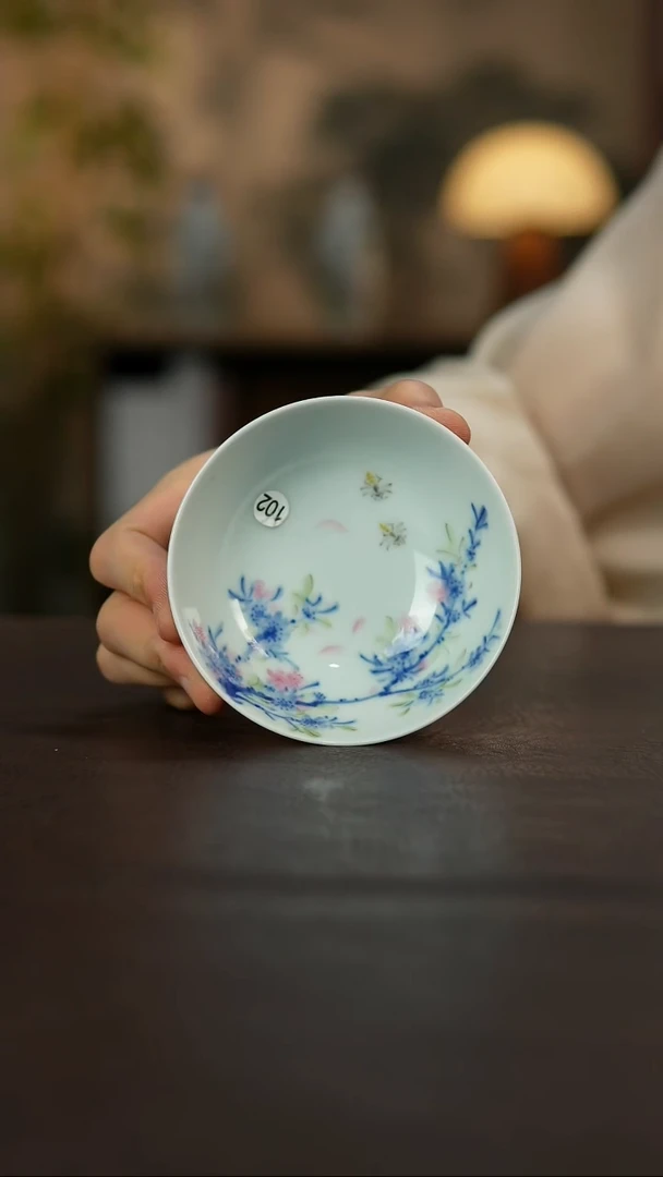 杯景德镇陶瓷杯碗柴烧多人