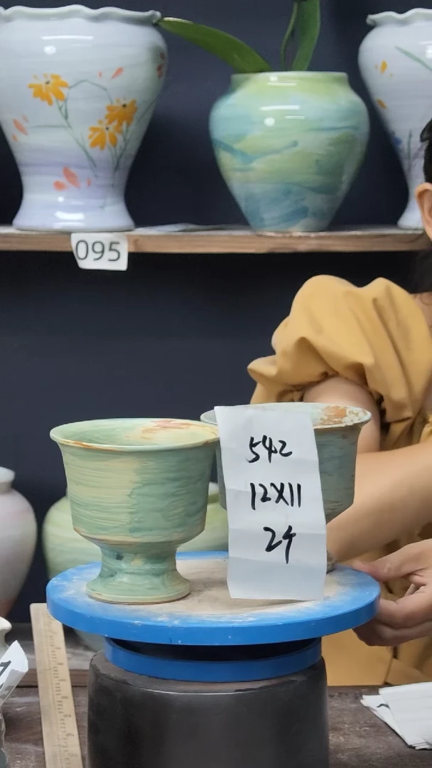 景德镇花盆默认微瑕542
