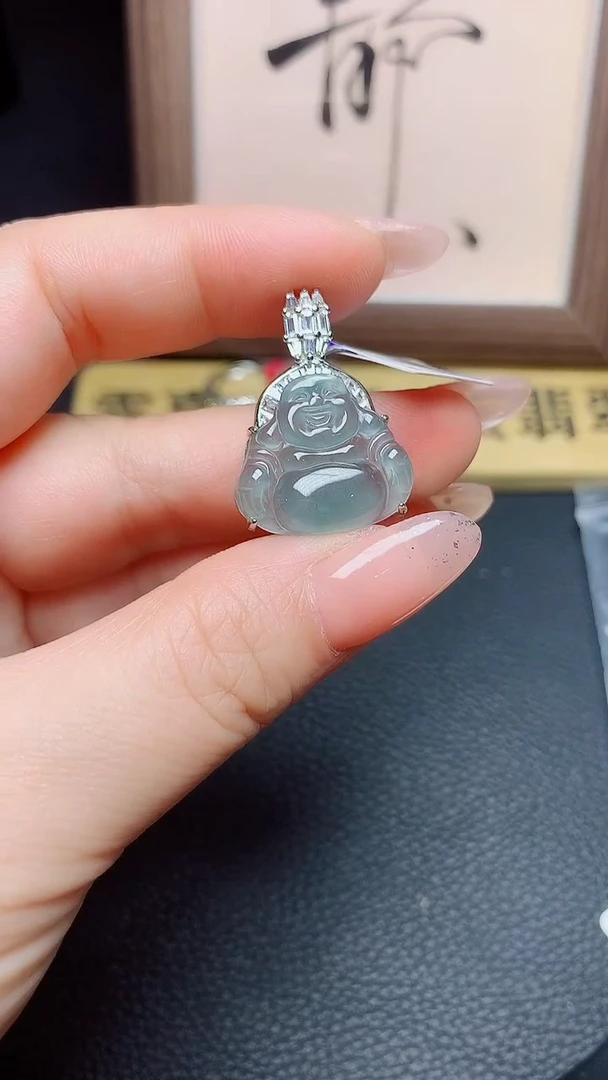 银S925镶嵌戒指翡翠天然翡翠A货s925银镶