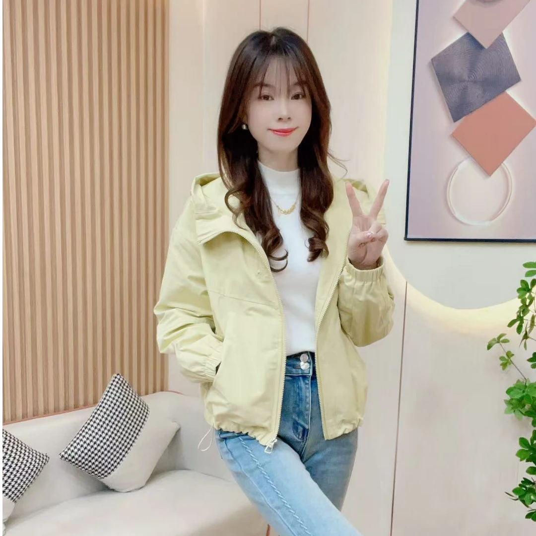炬雅【双开拉链】时尚春款双开装饰拉链洋气减龄显瘦百搭短款外套