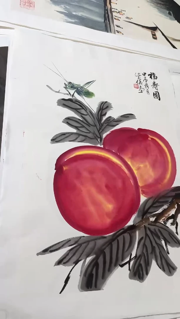 国画紫仪直播间国画福利--25