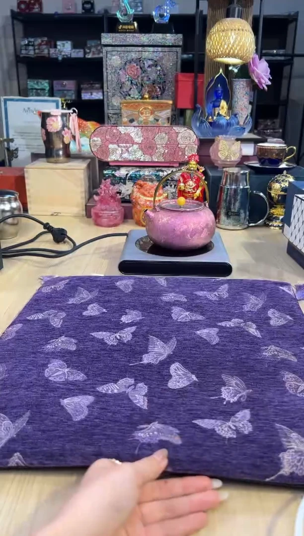 111蝶生好运坐垫