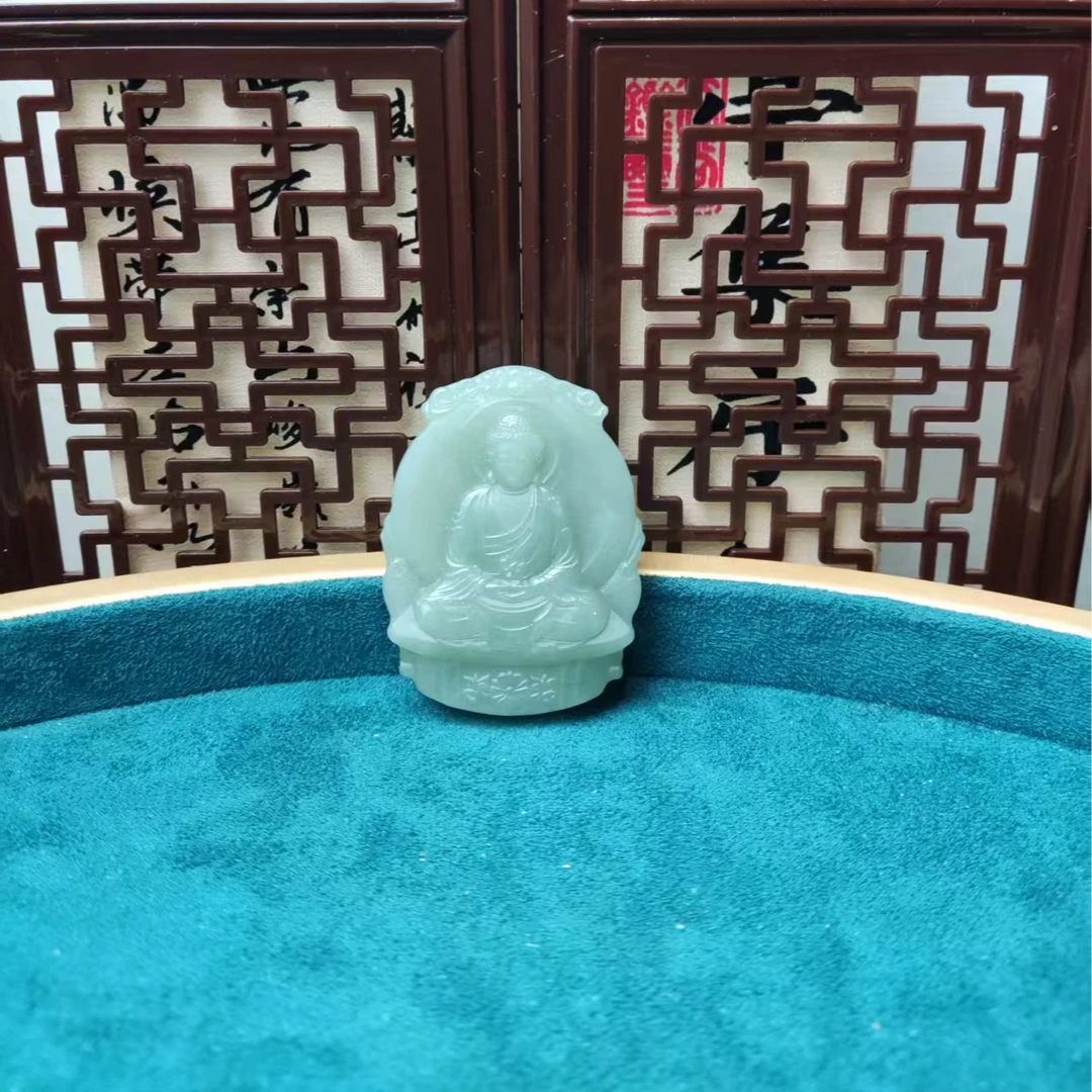 和田玉大日如来吊坠（羊，猴）