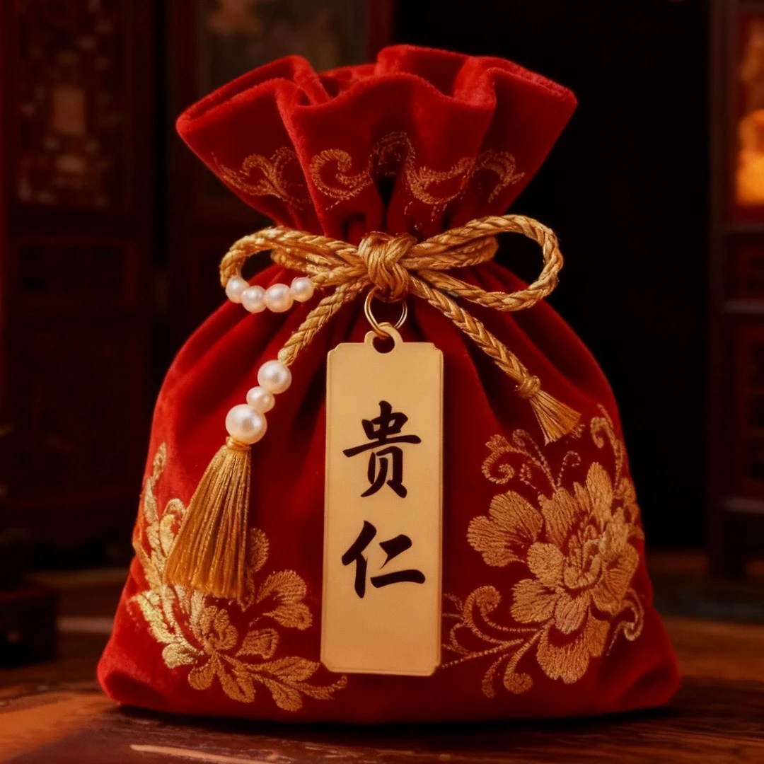 4号 贵贵  帮助 手绘卡 生肖福袋锦囊