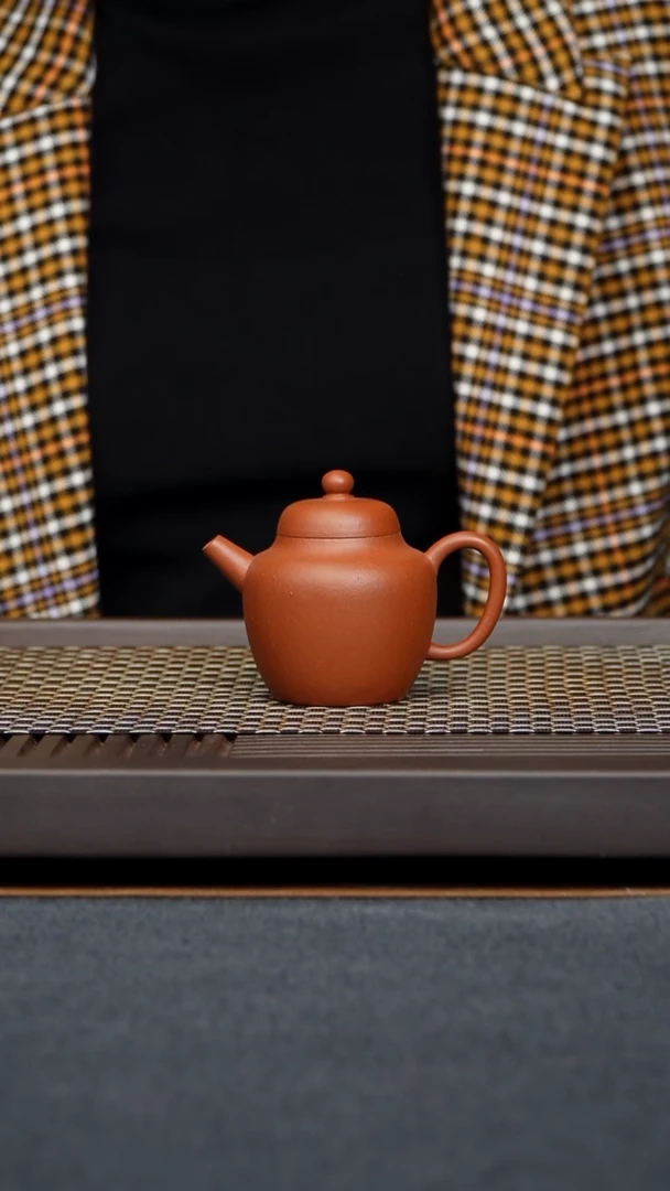 茶壶朱泥朱泥小品壶原矿零添加朱泥纯手工制作130毫升